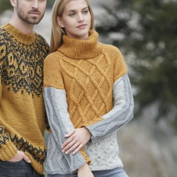 Modèle de Pull Merino Tweed