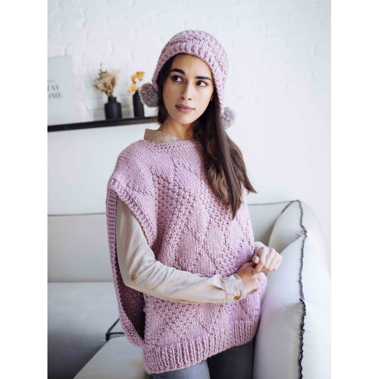 Modèle de Bonnet Big Merino - Velour