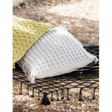 Modèle de coussin Love Denim