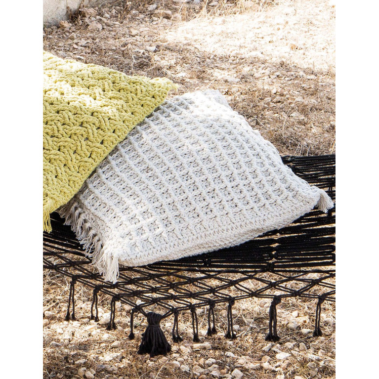 Modèle de coussin Love Denim