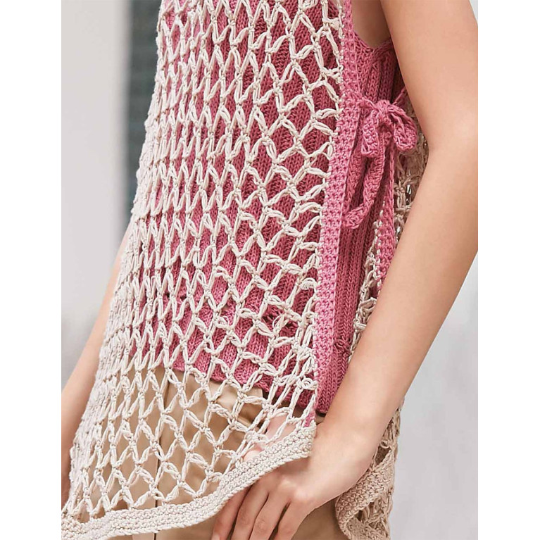 Modèle de Top Cotton Cashmere - Cotton Alpaca