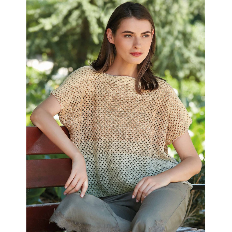 Modèle de Top Silk Dedradé