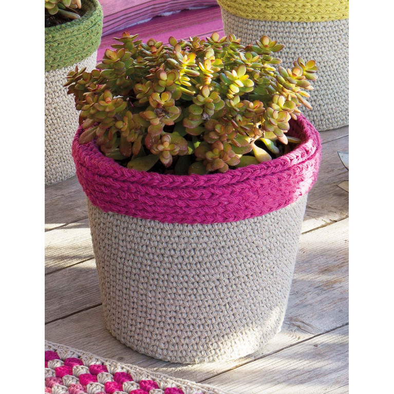 Modèle de Cache-pot Love Denim