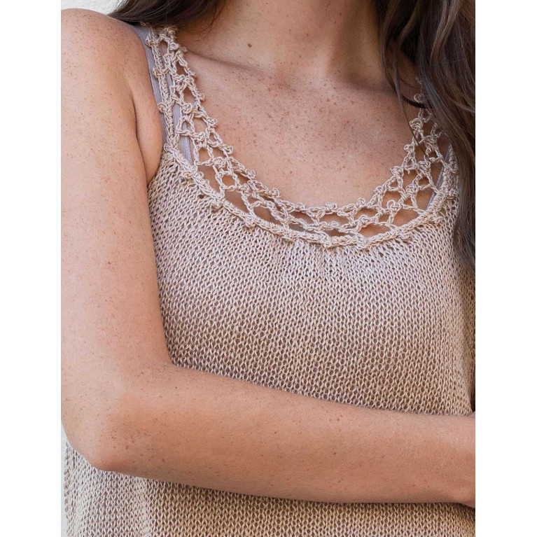 Modèle de Top Femme Lino 100%