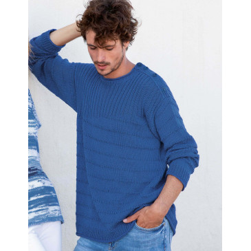 Modèle de Pull Homme Tencel-Cotton