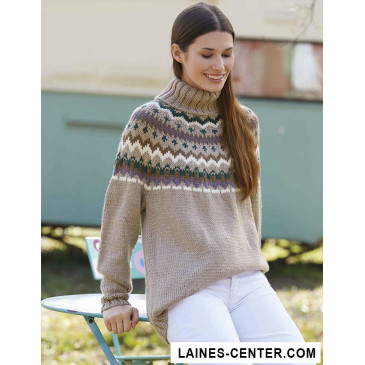 Modèle de Pull Merino Aran