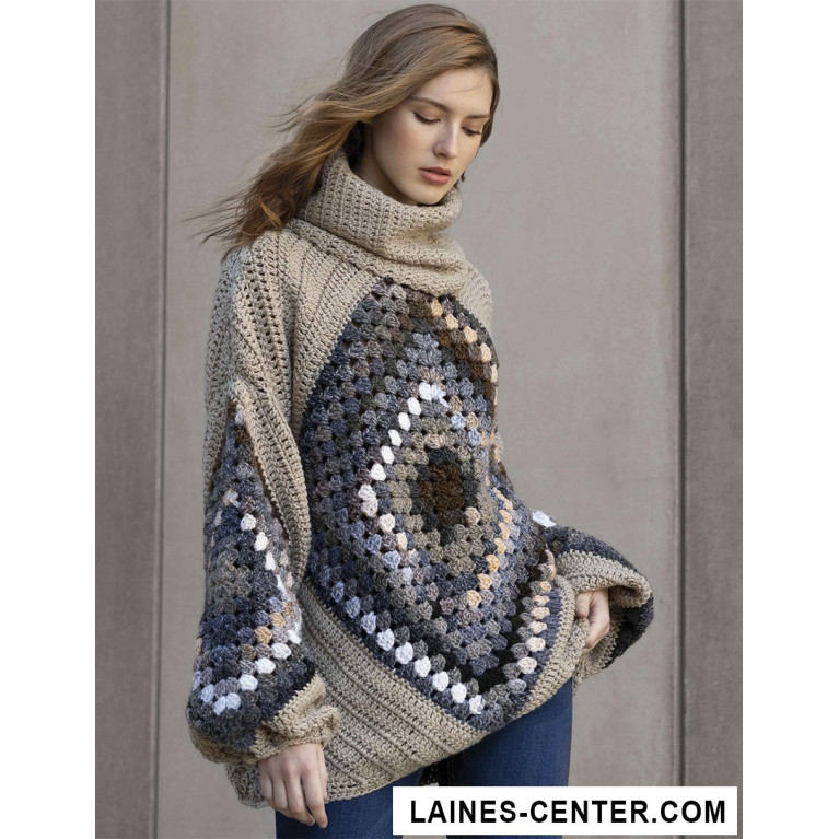 Modèle de Pull Azteca / Merino Aran