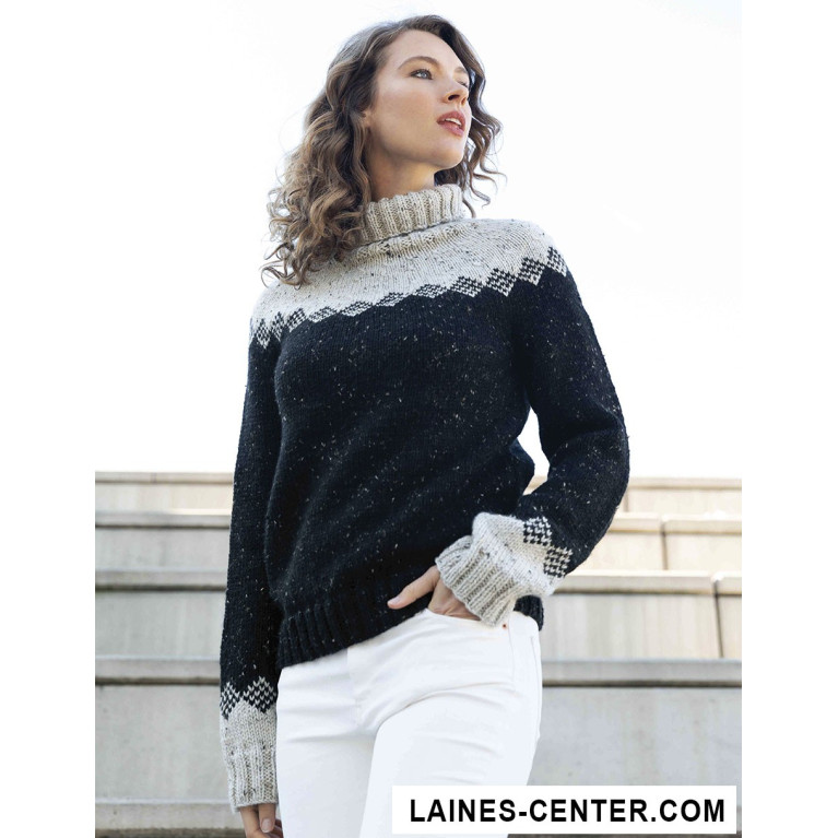 Modèle de Pull Merino Tweed