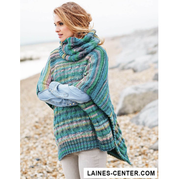 Modèle de Poncho Creative Melange Chunky