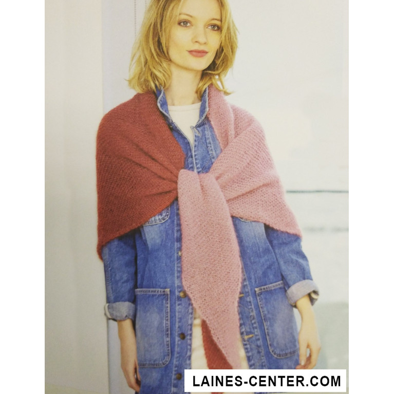 Modèle de Châle Essentials Super Kid Mohair Loves Silk