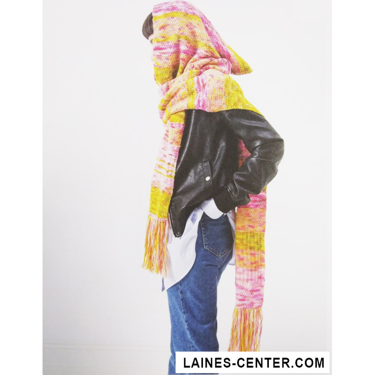 Modèle d’Écharpe Luxury Hand-Dyed Happiness