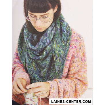 Modèle de Châle Luxury Hand-Dyed Happiness