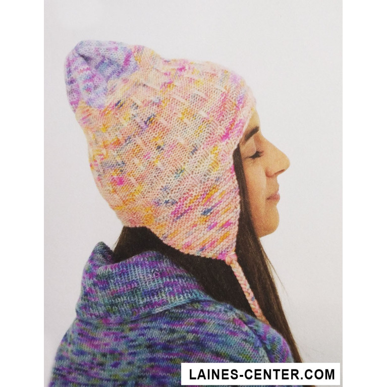 Modèle de Bonnet Luxury Hand-Dyed Happiness