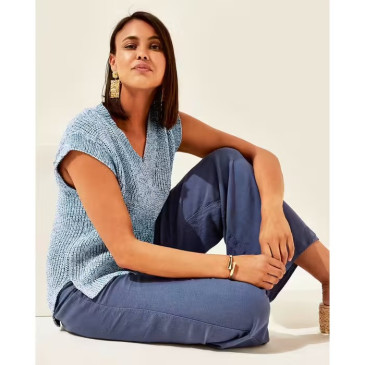 Modèle pull Audrey en Phil Berlingot - Format PDF