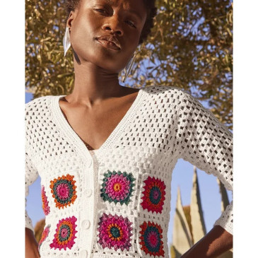 Modèle Gilet Félicia en Phil Perle 5 - Format PDF