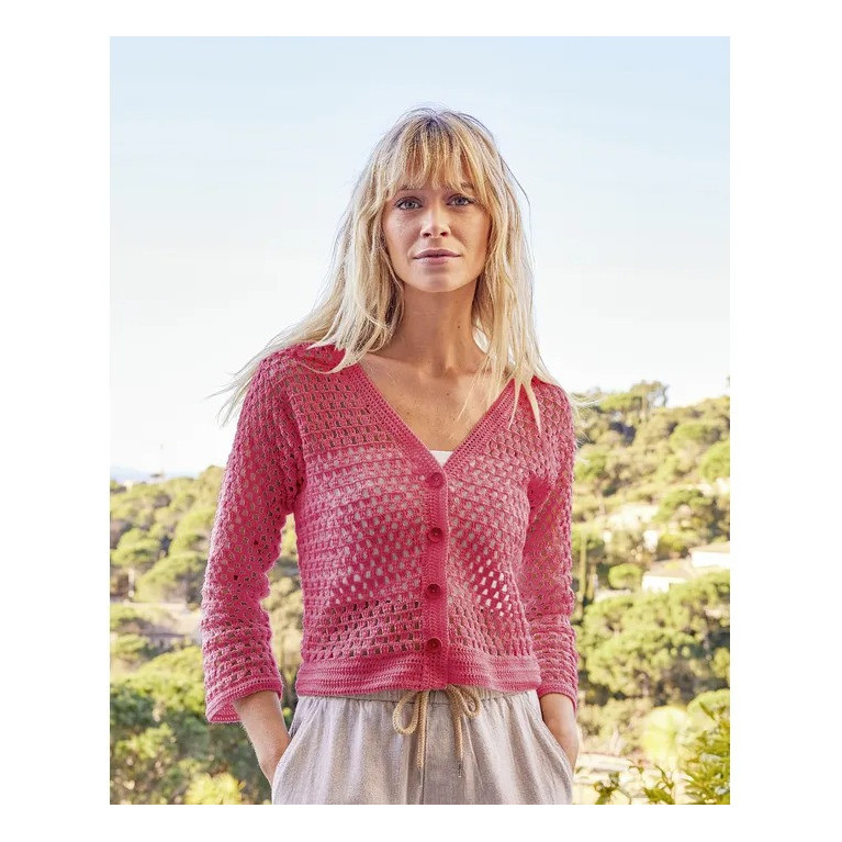 Modèle Gilet Franciska en Phil Perle 5 - Format PDF