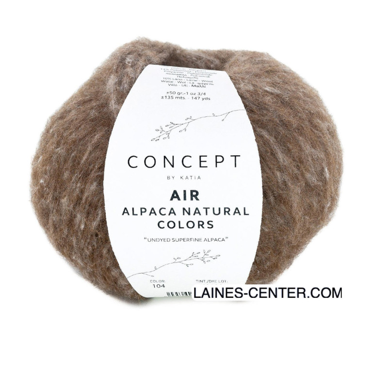 Air Alpaca Natural Colors 104