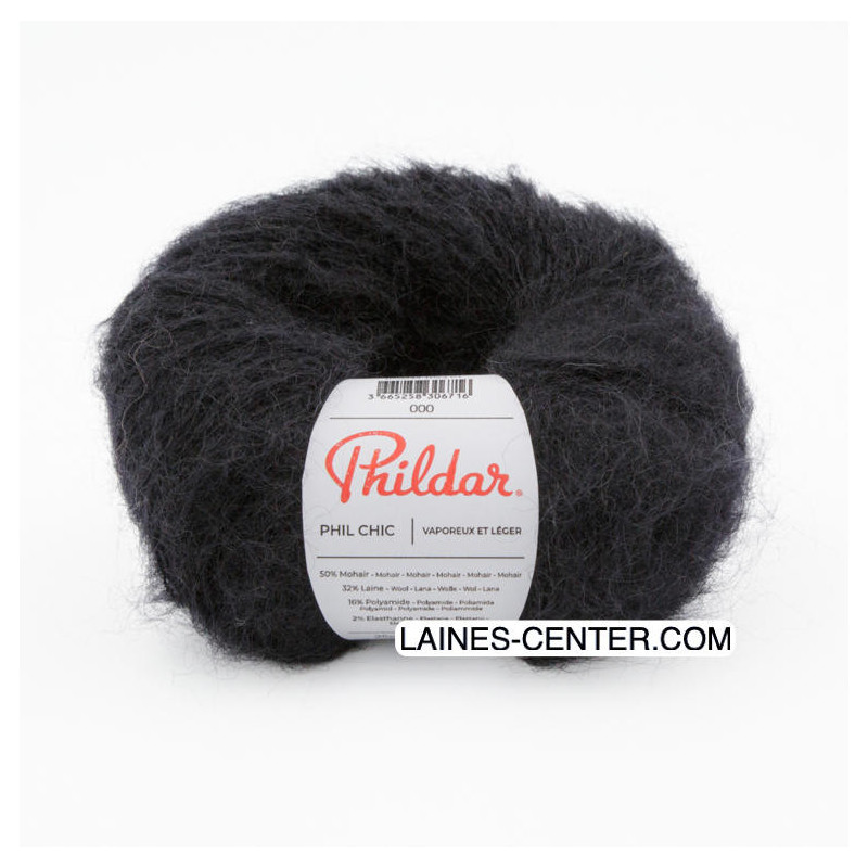 Phildar Phil Chic: Gomitolo Di Lana E Mohair Per Lavori Morbidi E Soffici (Blu Marine)
