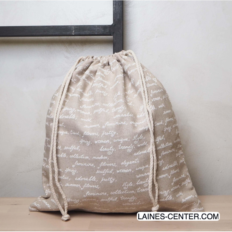 Sac à Ouvrage Coulisse 2F