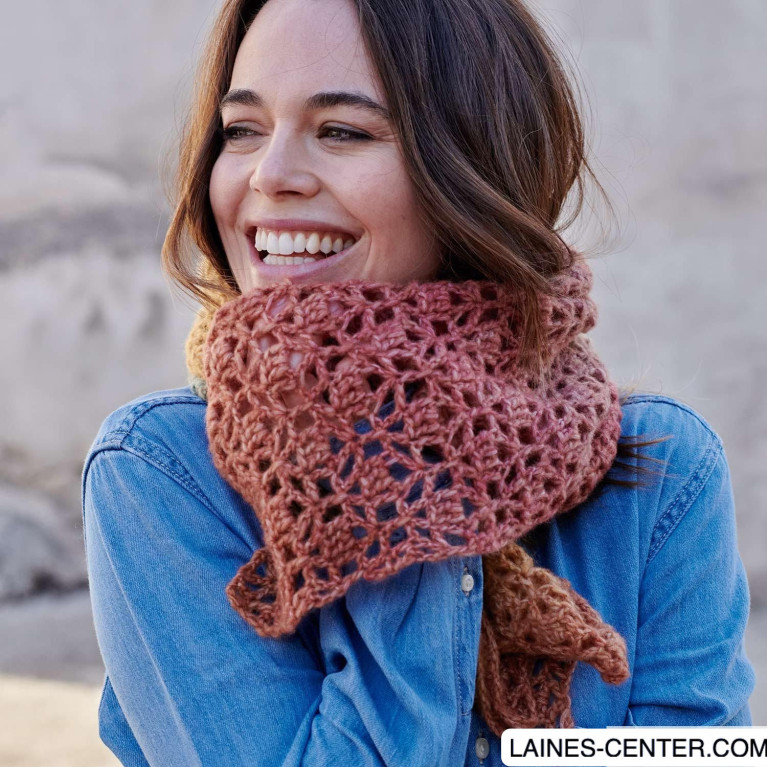 Kit écharpe Angelo - crochet