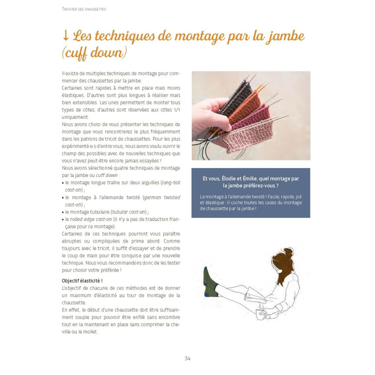 Tricoter ses chaussettes, toutes les techniques
