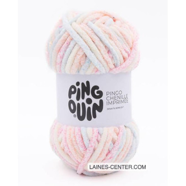 Pingo Chenille Imprimée Flower