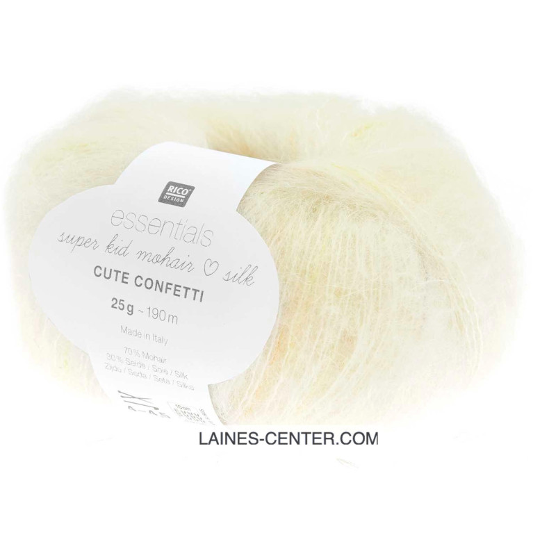 Essential Super Kid Mohair Loves Silk Cute Confetti 002 P