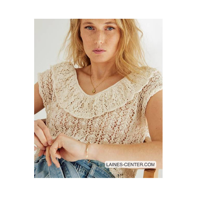 Modèle PDF - Debardeur Femme Nelly - Tricot