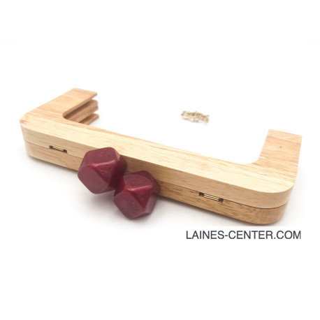 Clic Clac en bois avec perle 19