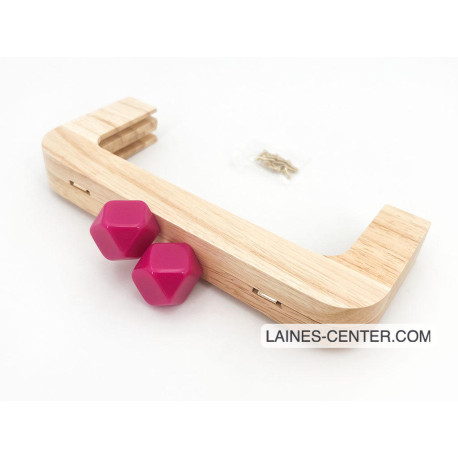 Clic Clac en bois avec perle 13