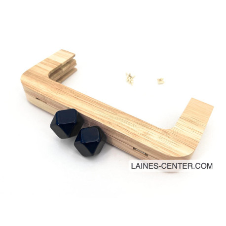 Clic Clac en bois avec perle 12