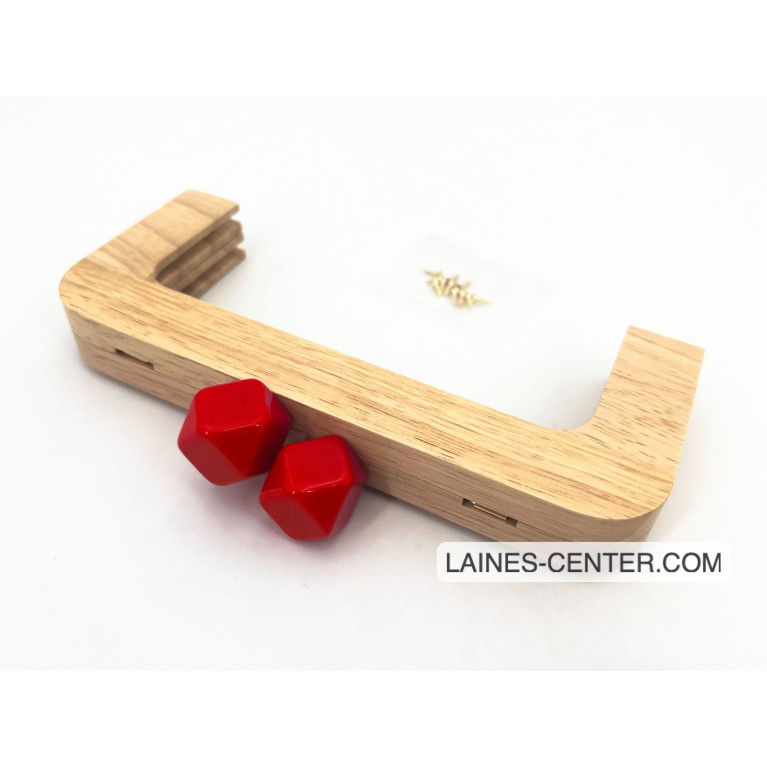 Clic Clac en bois avec perle 10