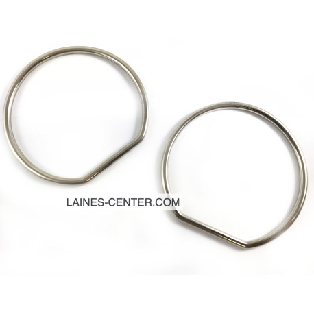 Anse ronde en métal 10cm