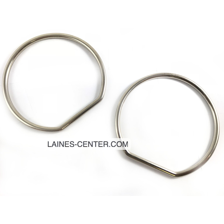 Anse ronde en métal 10cm