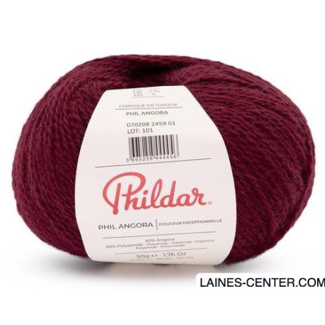 Phil Angora burgundy
