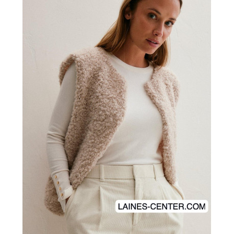 Modèle PDF gilet Olivo - Phildar