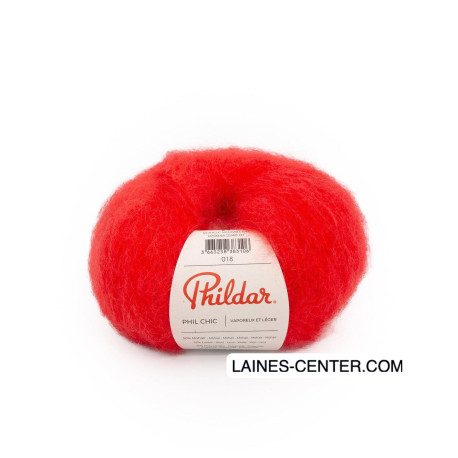Phil Chic rouge vermillon