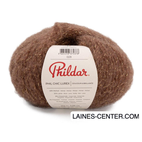Phil Chic Lurex chocolat