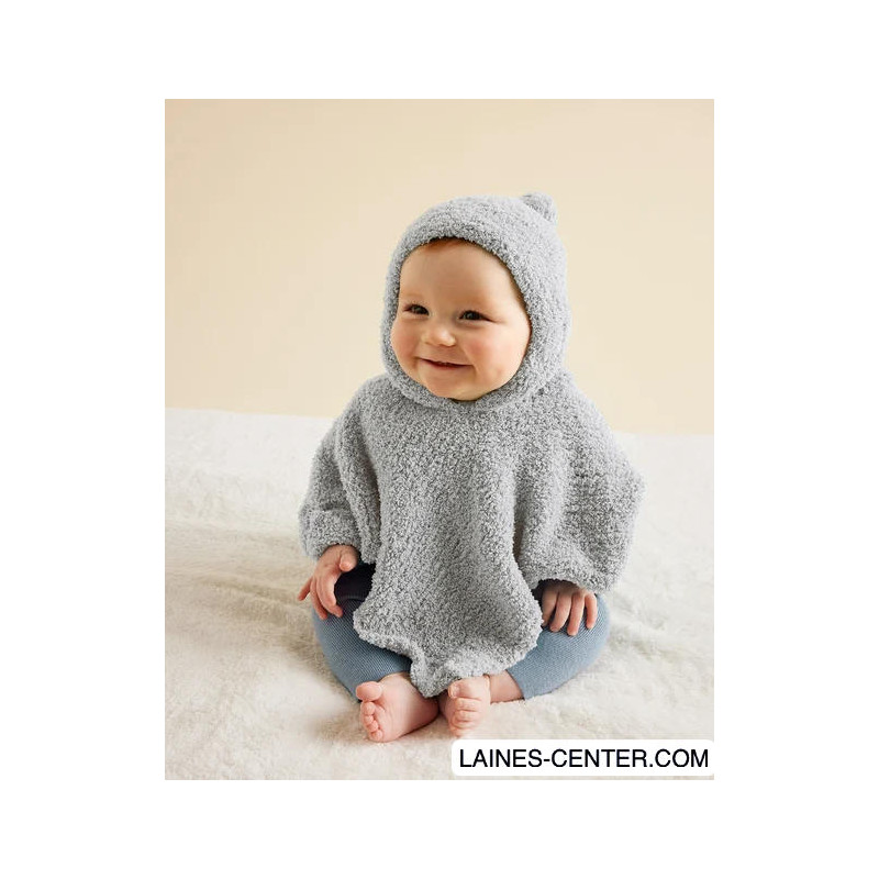 Laines Center - Poncho Benjamin - Modèle PDF Tricot - Phildar
