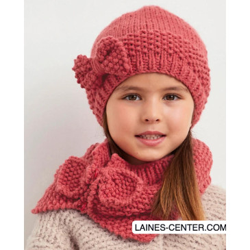 Phildar - KIT bonnet Kendra - tricot - Laines Center