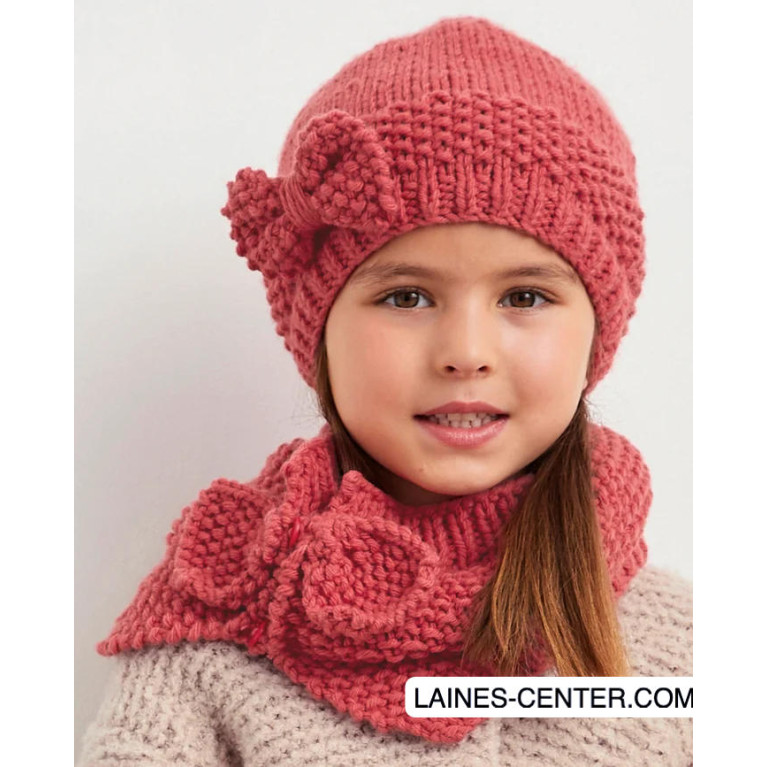 Phildar - KIT bonnet Kendra - tricot - Laines Center