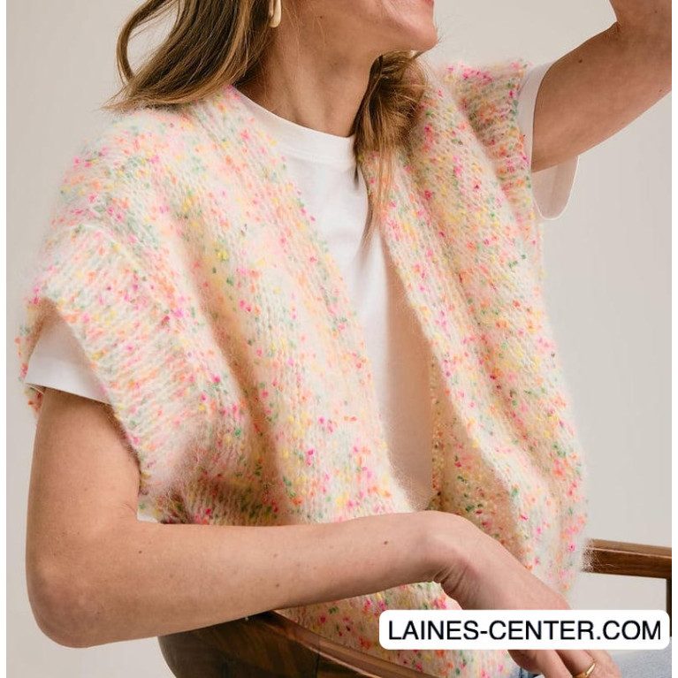 Phildar - Gilet Léony - modèle PDF tricot - Laines Center
