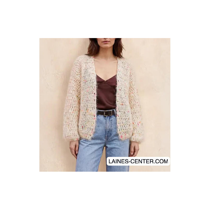 Phildar - Gilet Bouda - modèle PDF crochet - Laines Center