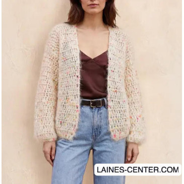 Phildar - Gilet Bouda - modèle PDF crochet - Laines Center