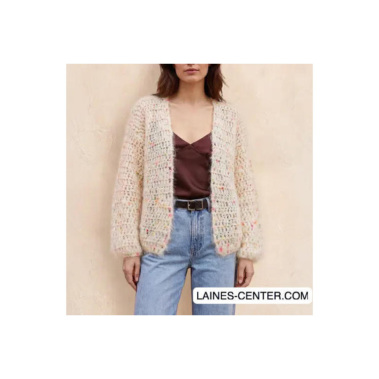 Phildar - Gilet Bouda - modèle PDF crochet - Laines Center