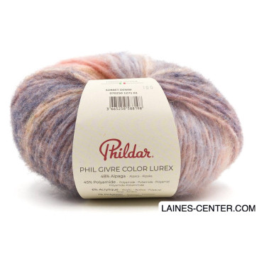 Phil Givre Color Lurex sorbet denim
