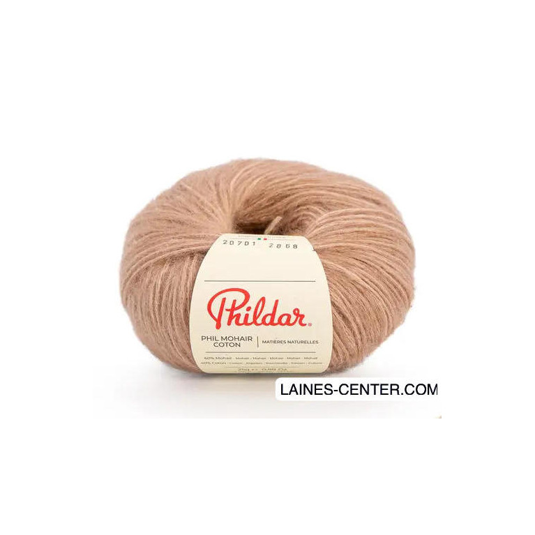 Phil Mohair Coton camel