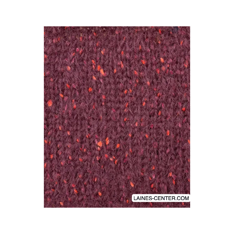 Phil Mohair Dots bois de violette