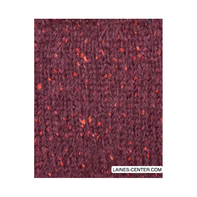 Phil Mohair Dots bois de violette