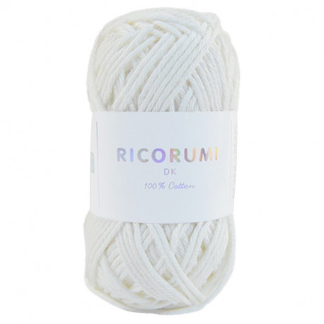 Coton Ricorumi DK 001 Blanc